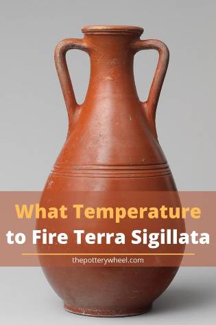 What Temperature to fire terra sigillata pin