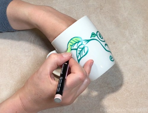 How to Paint a Mug with Colorshot Paint Markers - Faith and Farmhouse