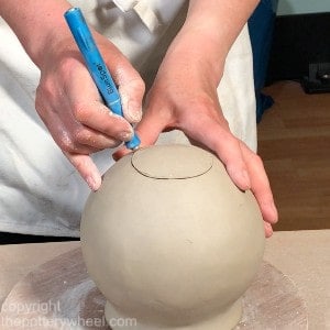 make a clay teapot