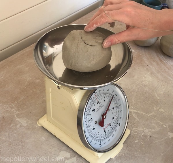 Scales for pottery clay