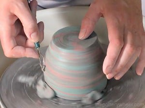 decorating pottery