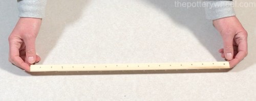 wooden strip for making templates