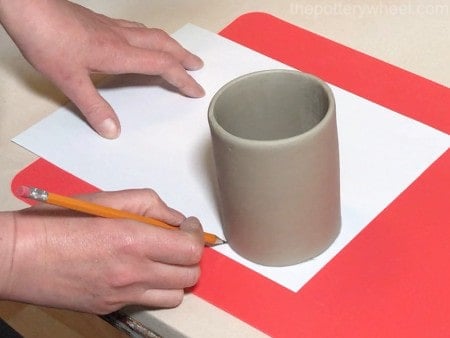 base template for slab mug