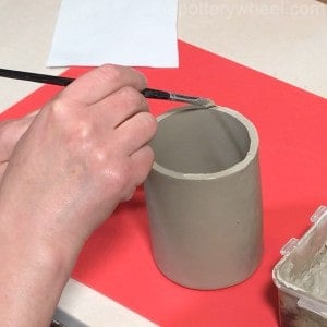 making a template for base of slab mug