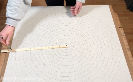 drawing concentric circles