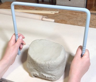 how to make a clay slab