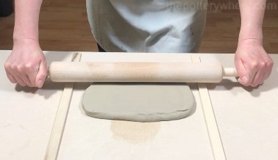 how to roll a clay slab