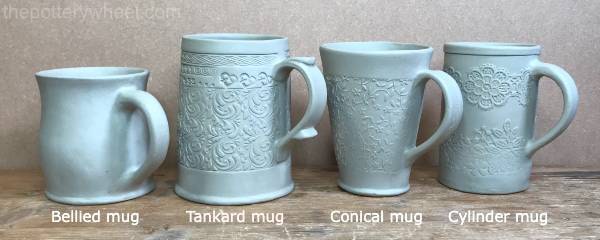 slab built mugs