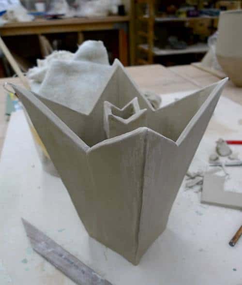 Ceramic Slab Sculpture