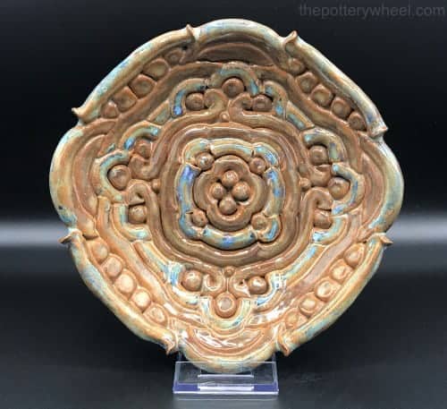 hand built pottery bowl