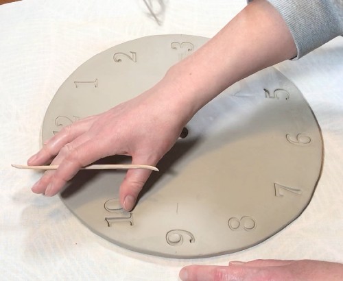 making a slab clock