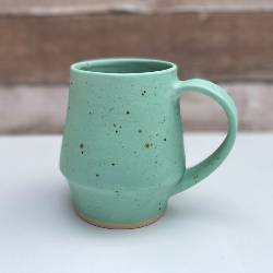 slab pottery mug