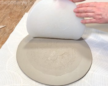 peeling texture mat off slab plate