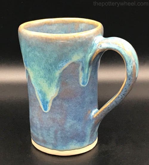 hand built pottery mug