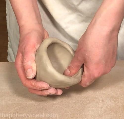 hand building pottery