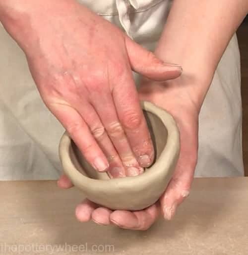 hand building pottery