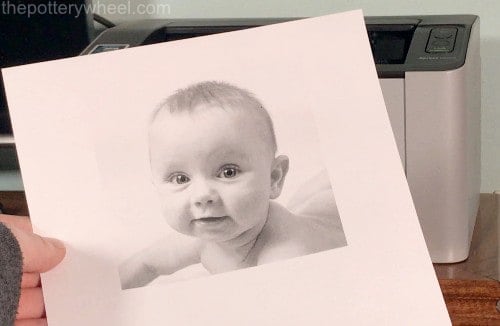 printing off a test image