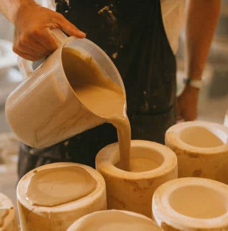 slip casting pottery