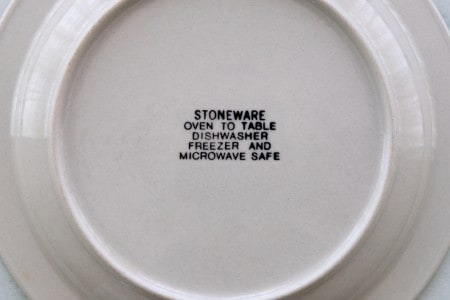 Stoneware plate