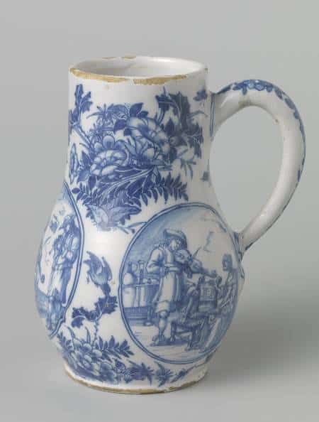 Delft pottery tankard