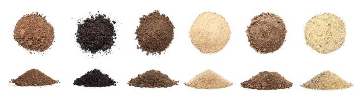 different types of dry clay powder