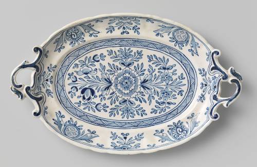 Vintage Delft pottery dish