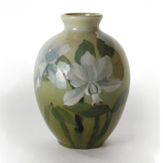 Iris glaze Rookwood Pottery vase