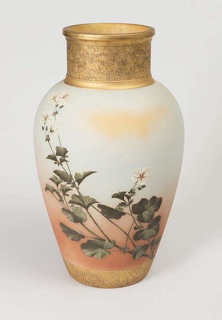 Rookwood vase with dull matte glaze