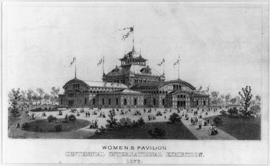 The Womens pavilion at the centennial exhibition in Philadelphia