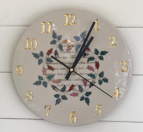 How to make a ceramic clock