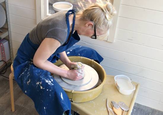 Wear trousers to pottery class