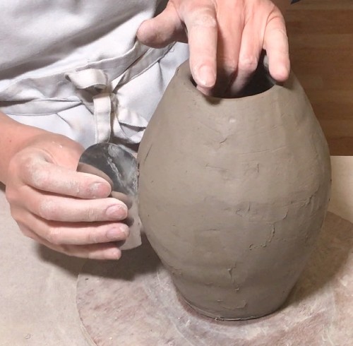 Metal pottery tool rib