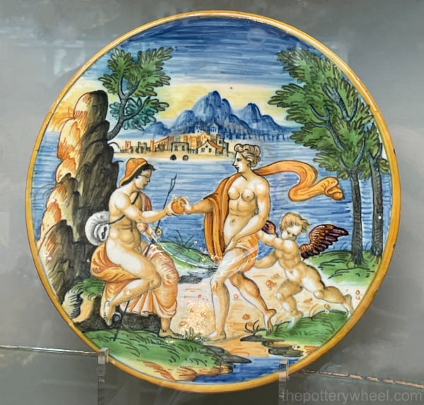 Faience plate from France