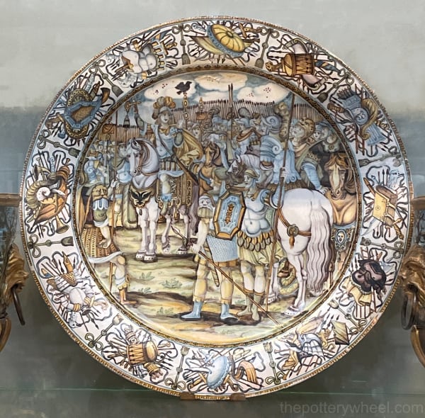 Italian tin glazed maiolica