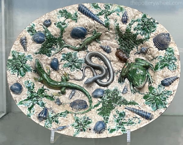 Palissy ware platter