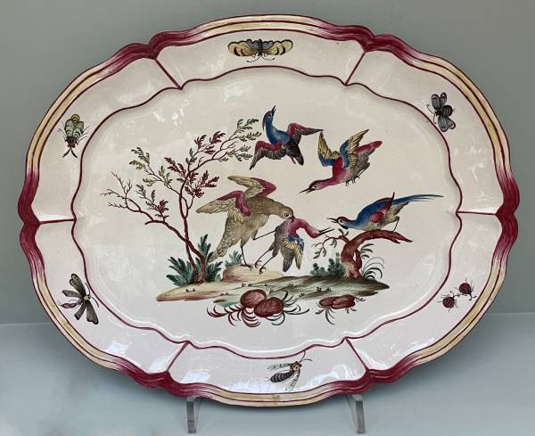 French Faience platter