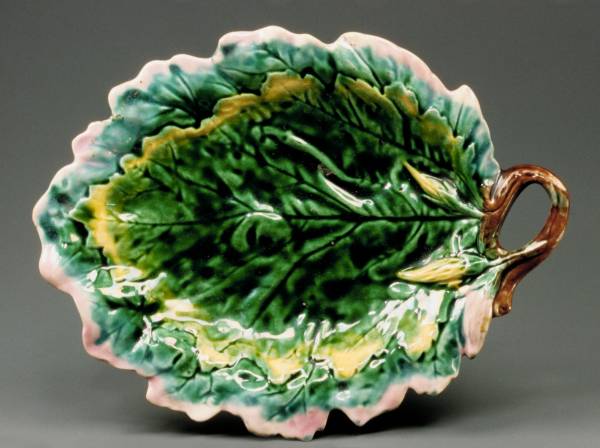 Griffen, Smith and Hill majolica bread plate