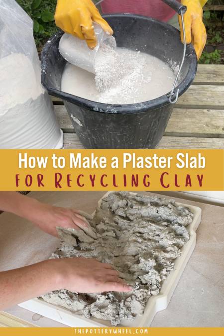How to make a plaster slab for drying clay