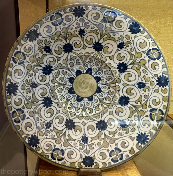 hispano morsque tin-glazed earthenware