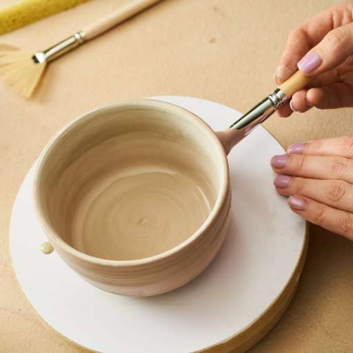 Decorating pottery