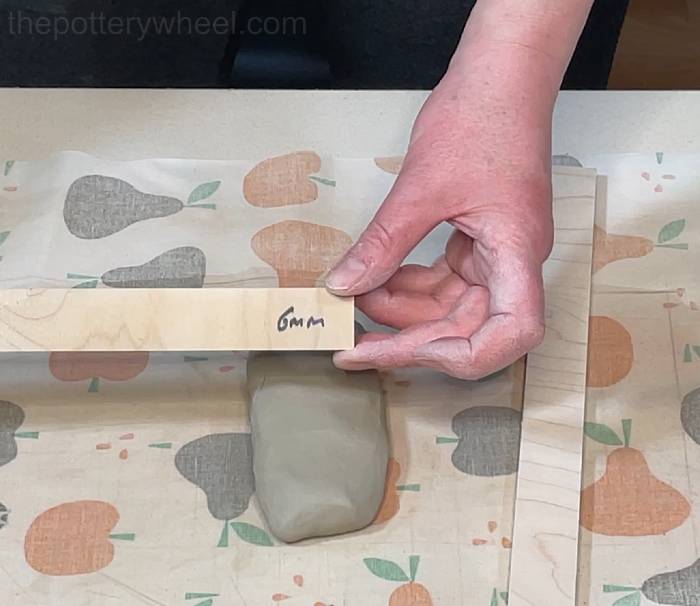 6 mm roller guide for pottery clay