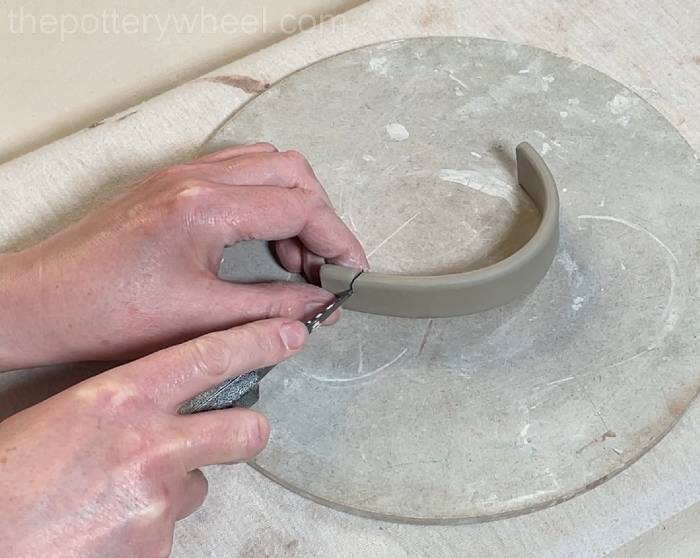 trimming the handle