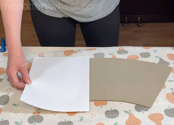 how to move a slab of clay