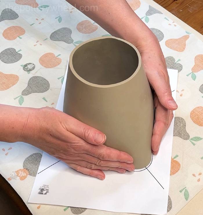 Shaping the square-based teapot