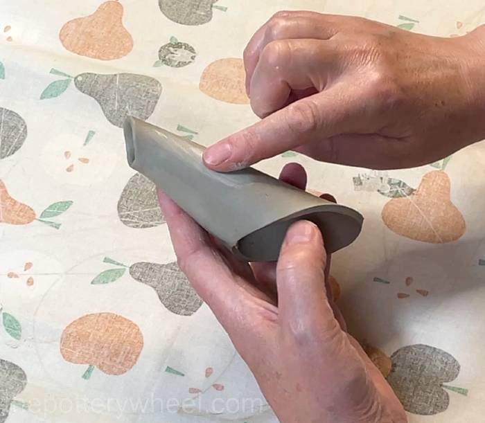 removing cracks from the teapot