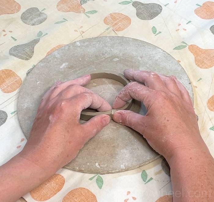 shaping the rim