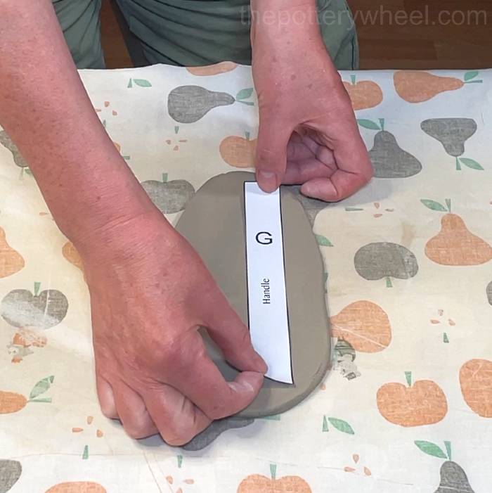 square-based teapot handle template