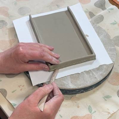 blending the base onto the side strip