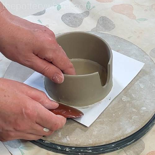 Smoothing the join around the base