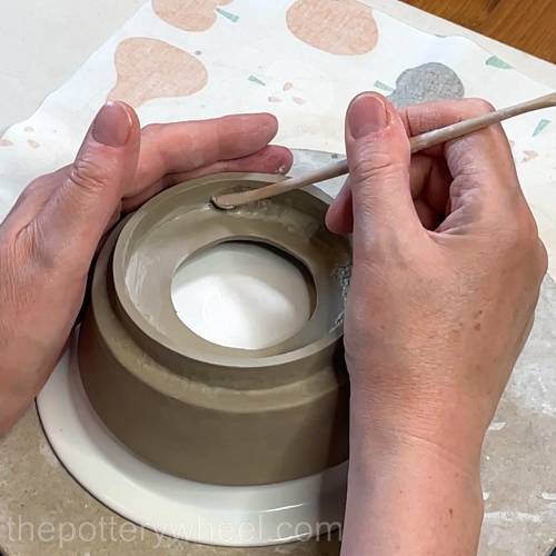 blending the rim on the inside